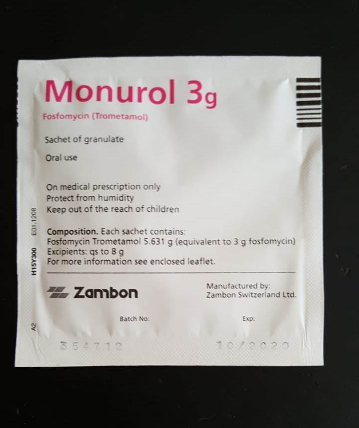 Medica RCP Monurol Indications Side Effects Composition Route 